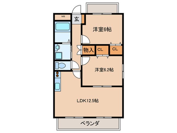 ライヒフロイデの物件間取画像